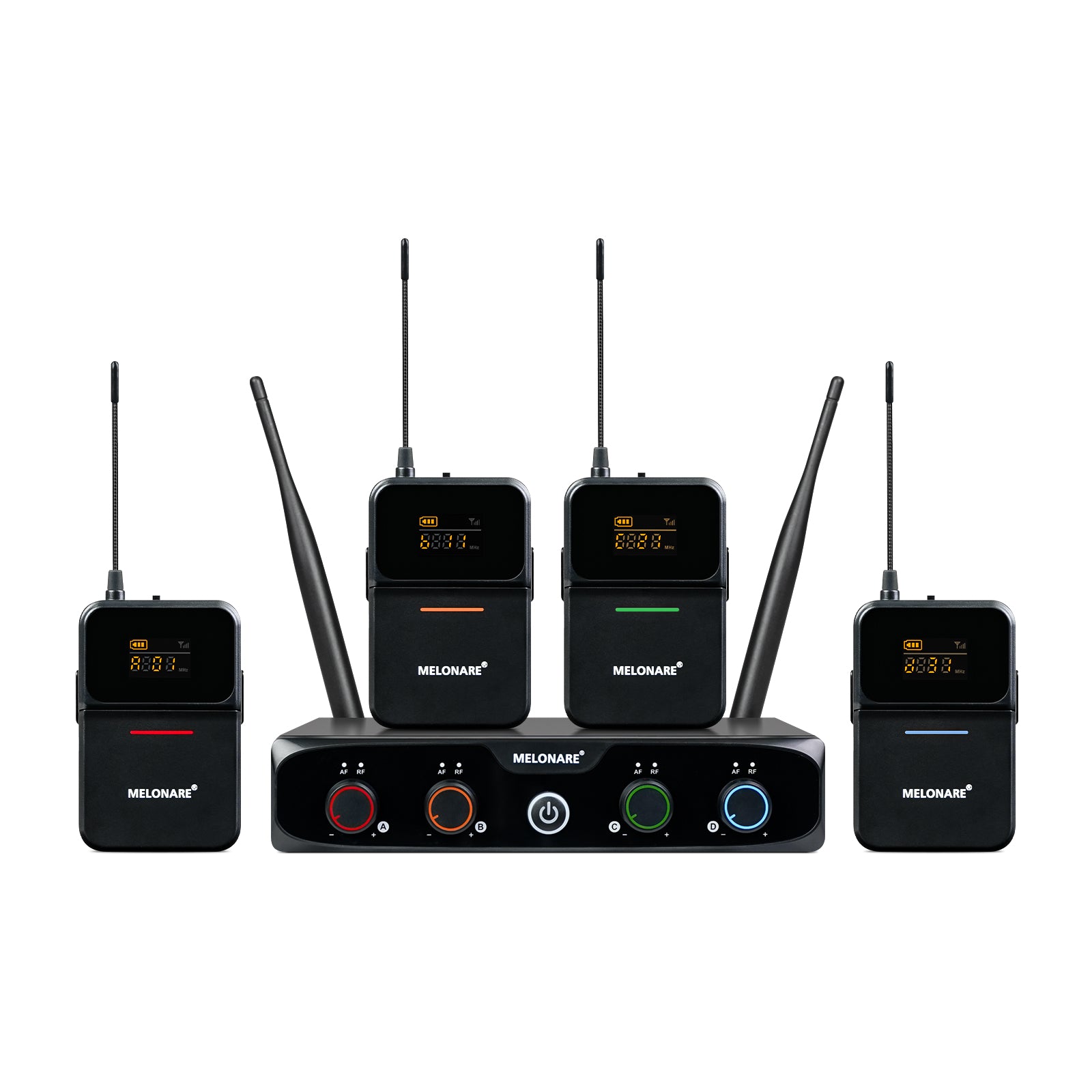 MWM-41-4B | 4-Channel UHF Digital Wireless Microphone System