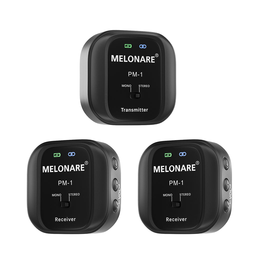 PM-1-2R | Portable Stereo Wireless in-Ear Monitor System w/ 2 Receivers