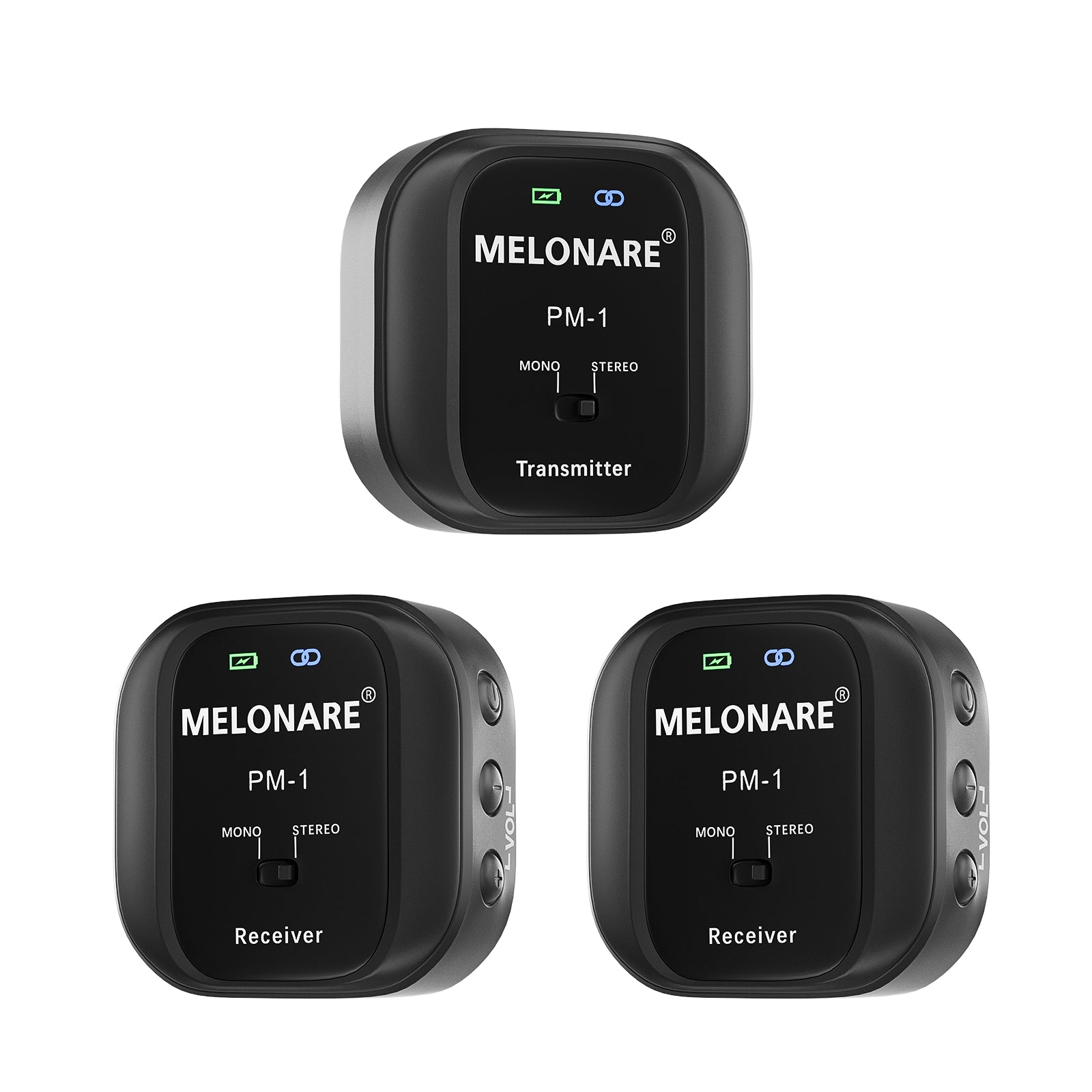 PM-1-2R | Portable Stereo Wireless in-Ear Monitor System w/ 2 Receivers