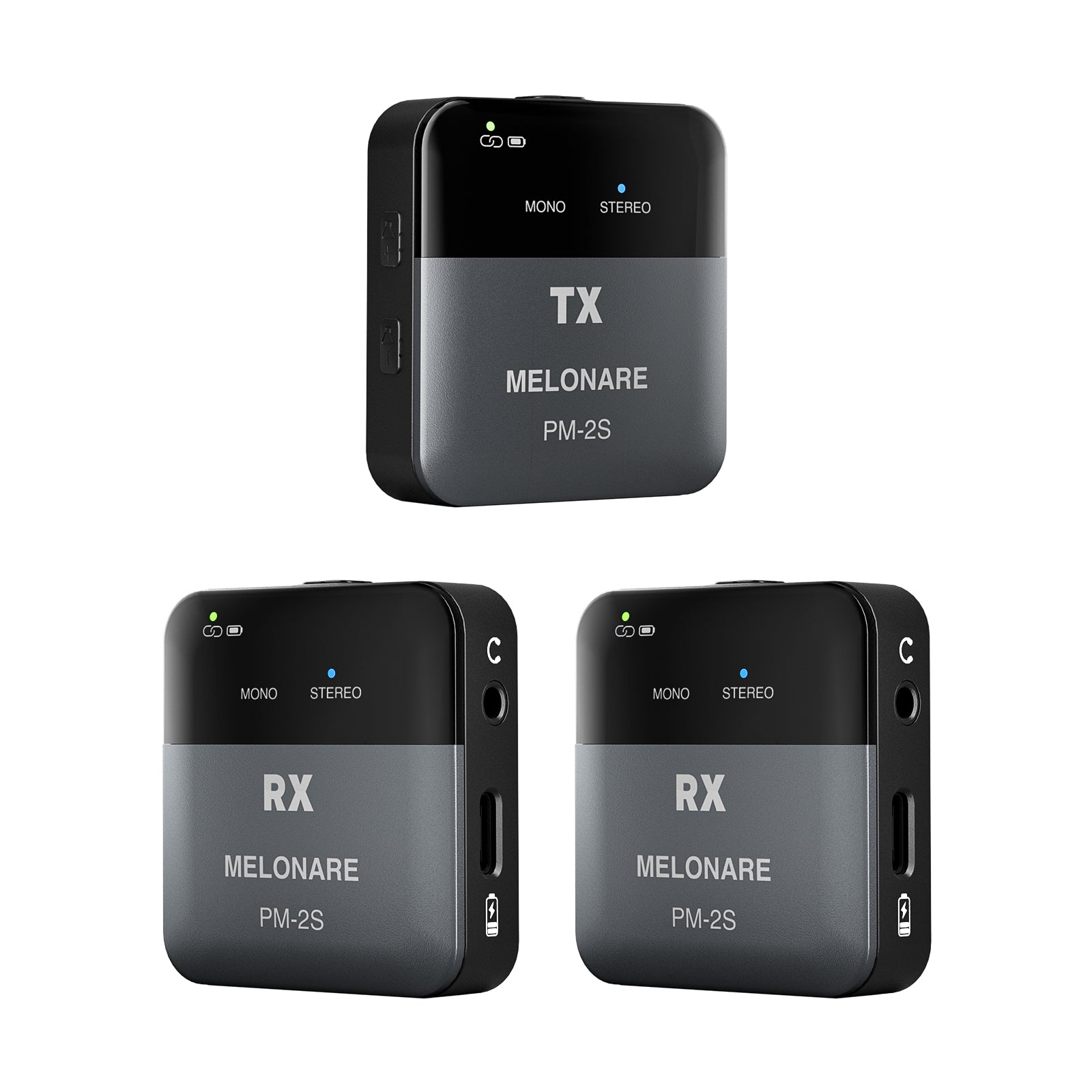 PM-2S-2R | Portable Stereo Wireless in Ear Monitor System w/ 2 Receivers