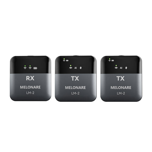 LM-2 | Portable Wireless Lavalier Microphone w/ AI Noise Reduction