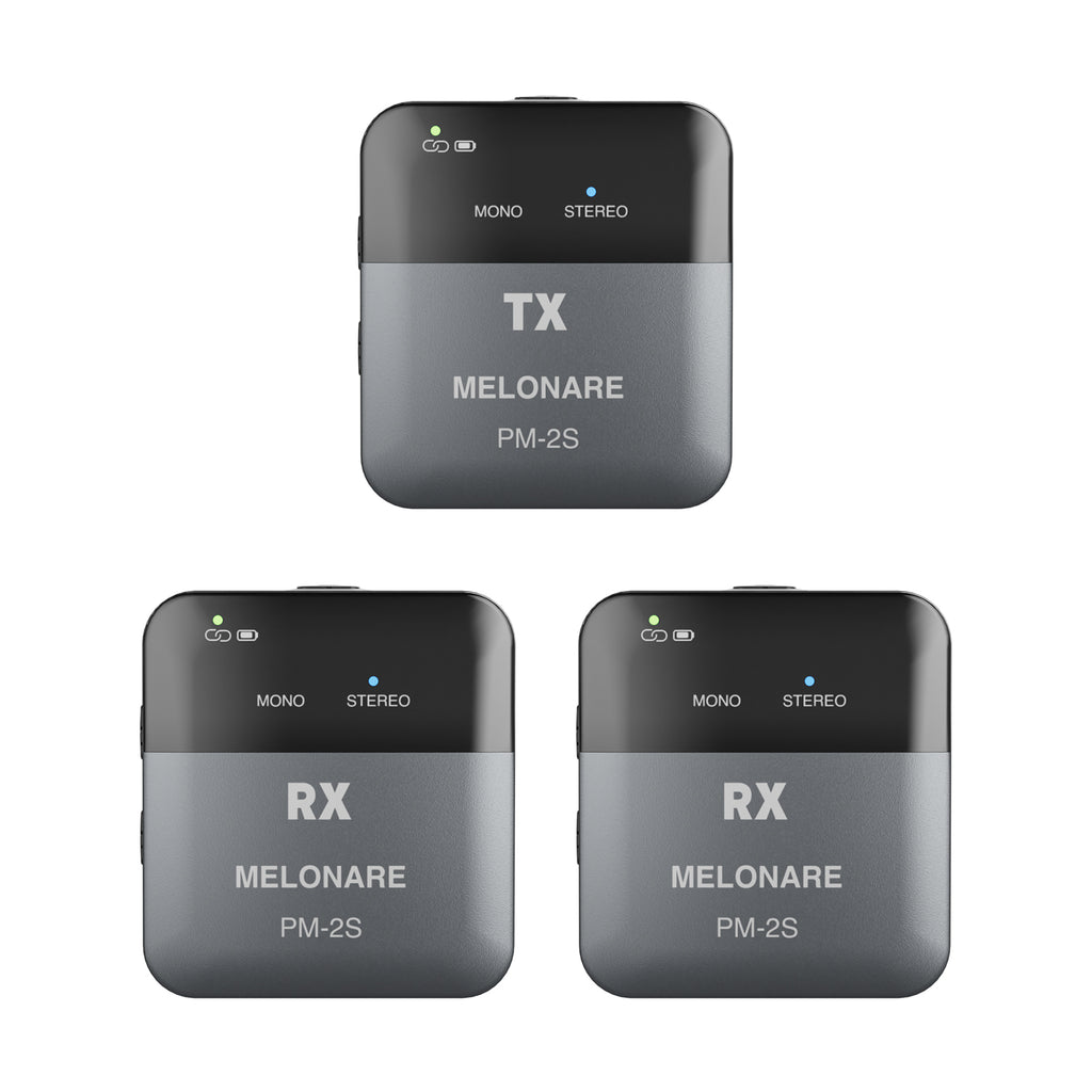 PM-2S-2R | Portable Stereo Wireless in Ear Monitor System w/ 2 Receivers