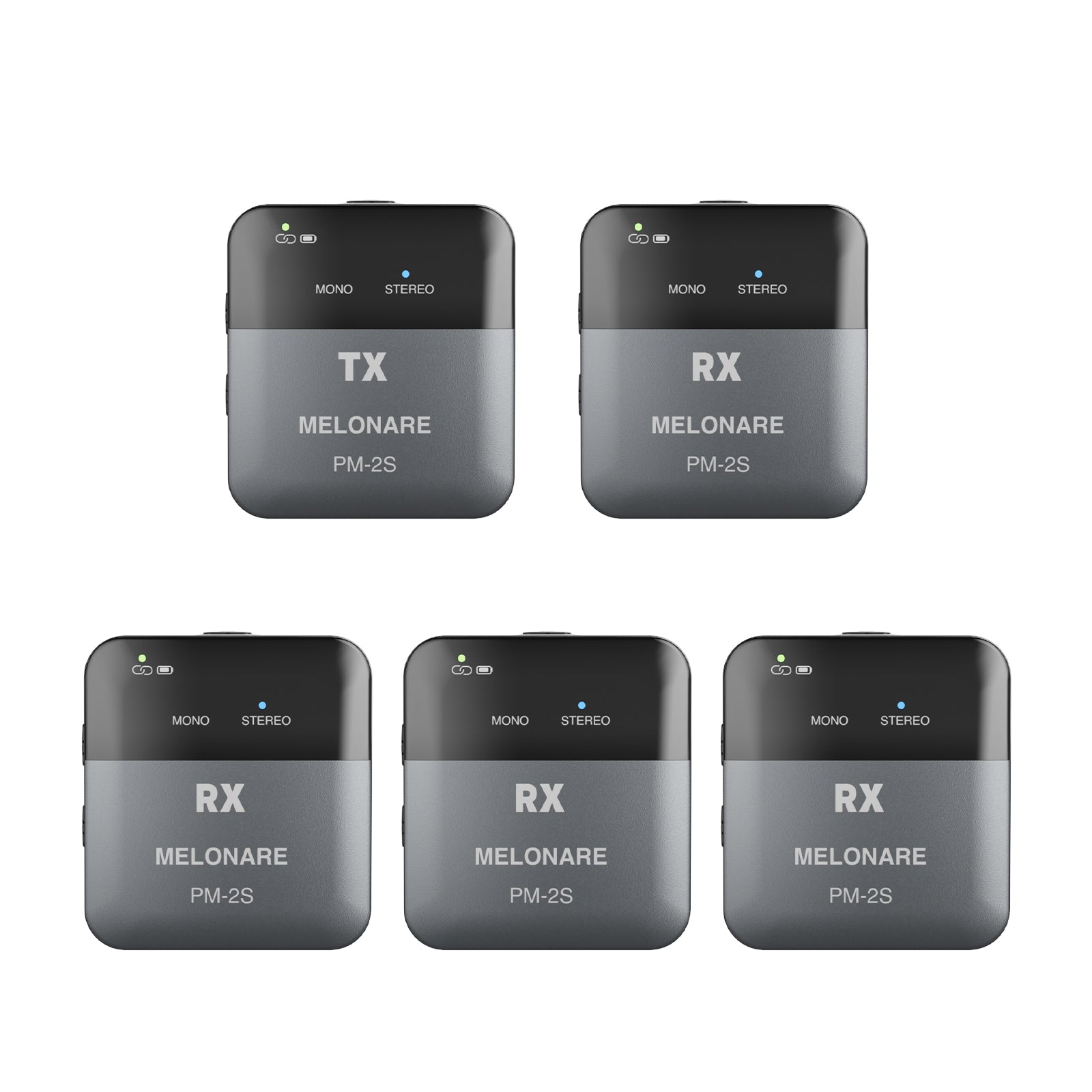 PM-2S-4R | Portable Stereo Wireless in Ear Monitor System w/ 4 Receivers
