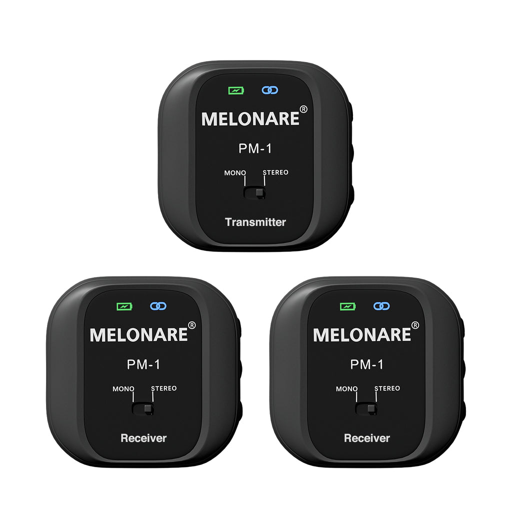 PM-1-2R | Portable Stereo Wireless in-Ear Monitor System w/ 2 Receivers