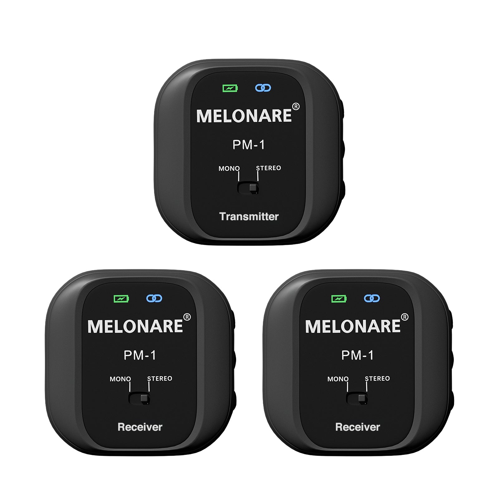 PM-1-2R | Portable Stereo Wireless in-Ear Monitor System w/ 2 Receivers