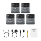 PM-2S-4R | Portable Stereo Wireless in Ear Monitor System w/ 4 Receivers