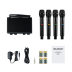 MWM-41-4H | 4-Channel UHF Digital Wireless Microphone System
