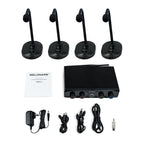 MWM-41-4G | 4-Channel Wireless Conference Microphone System