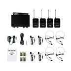 MWM-41-4B | 4-Channel UHF Digital Wireless Microphone System