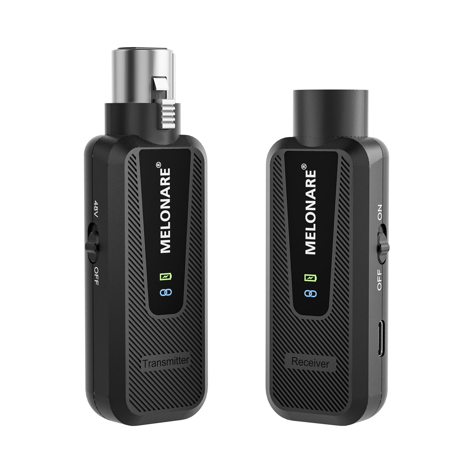 MX-1 | Plug-On UHF Wireless Transmitter & Receiver System w/ +48V Phantom Power