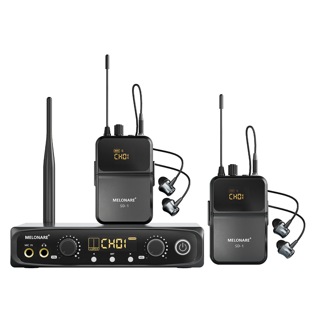 SD-1-2R | Stereo & Mono Wireless in-Ear Monitor System