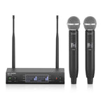 MWU-20-2H | Dual-Channel Wireless Microphone System w/ Auto Scan