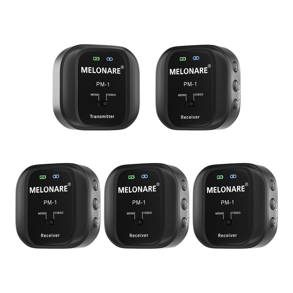 PM-1-4R | Portable Stereo Wireless in-Ear Monitor System w/ 4 Receivers