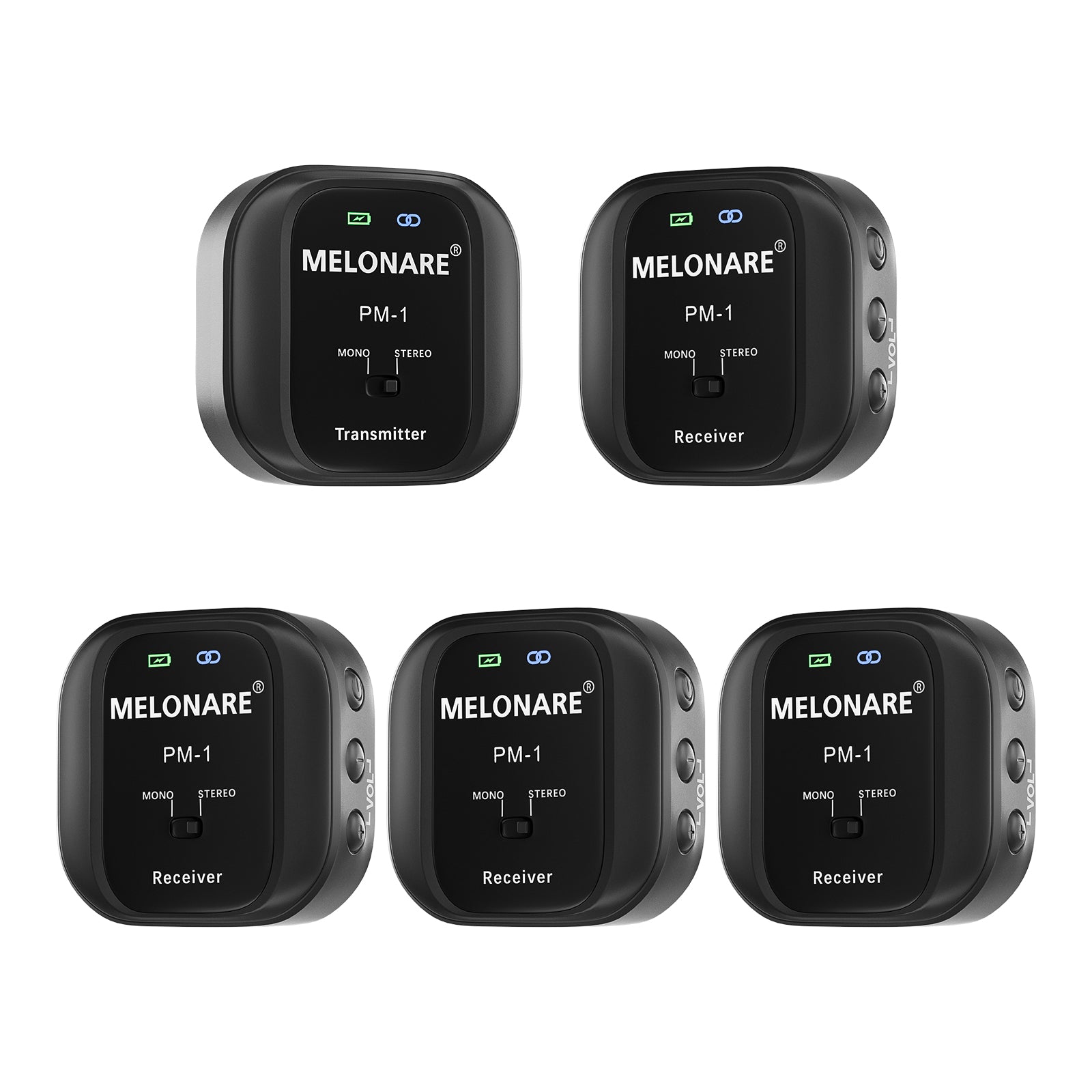 PM-1-4R | Portable Stereo Wireless in-Ear Monitor System w/ 4 Receivers
