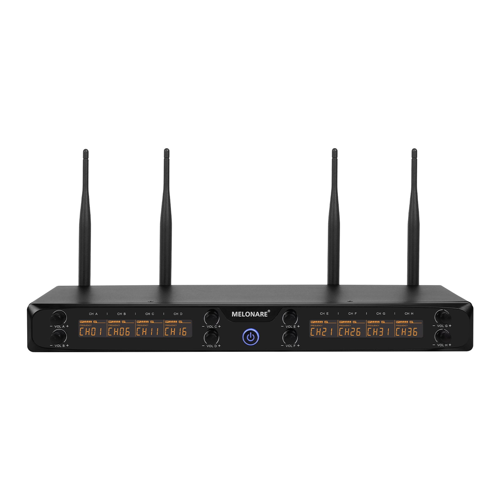 MWM-81F | 8-Channel UHF Digital Wireless Microphone System