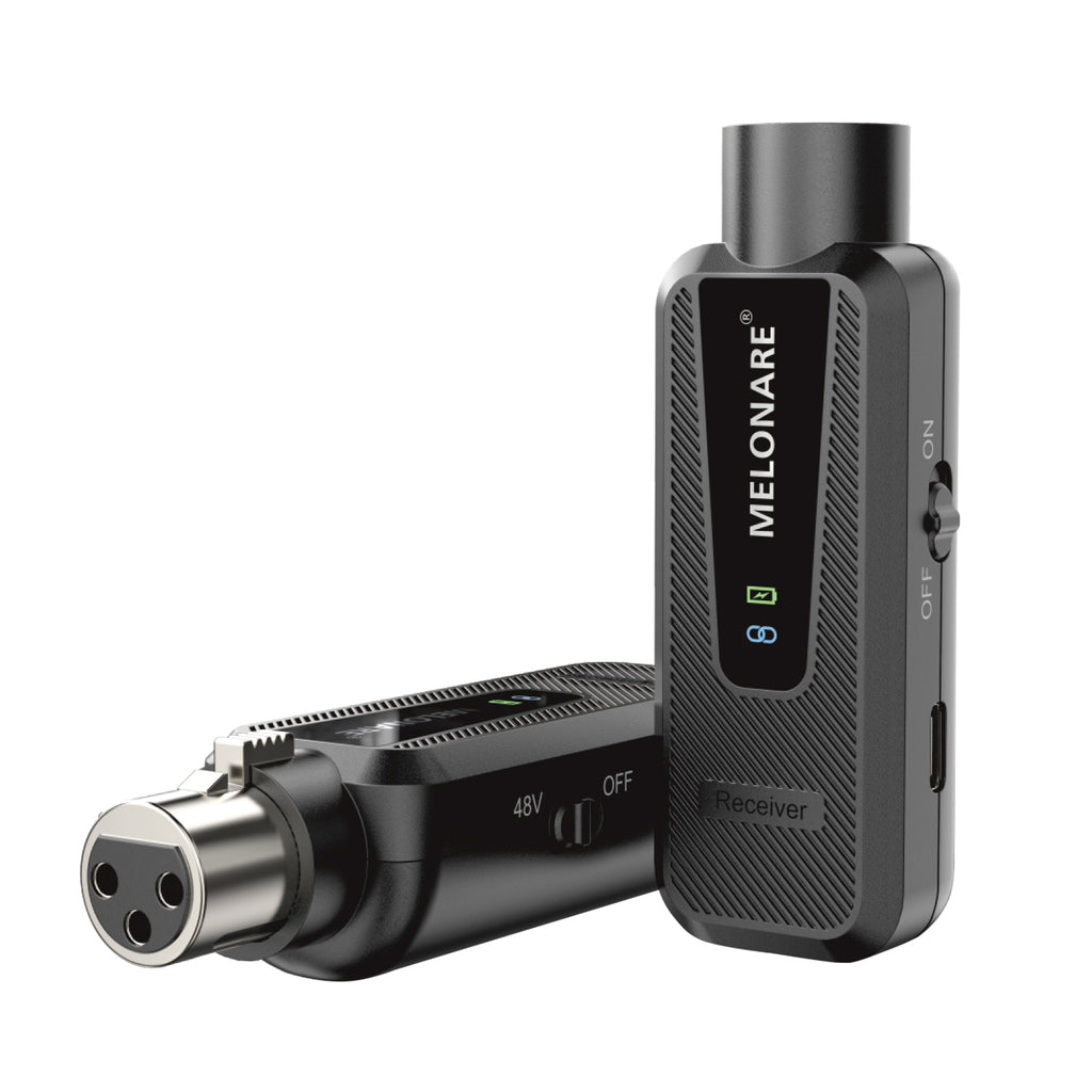 MX-1 | Plug-On UHF Wireless Transmitter & Receiver System w/ +48V Phantom Power