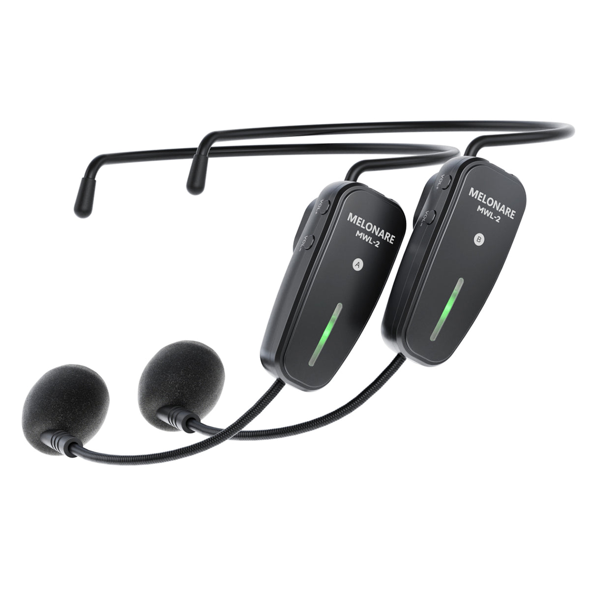 MWL-2 | Dual UHF Wireless Headset Microphone System w/ Auto Scan