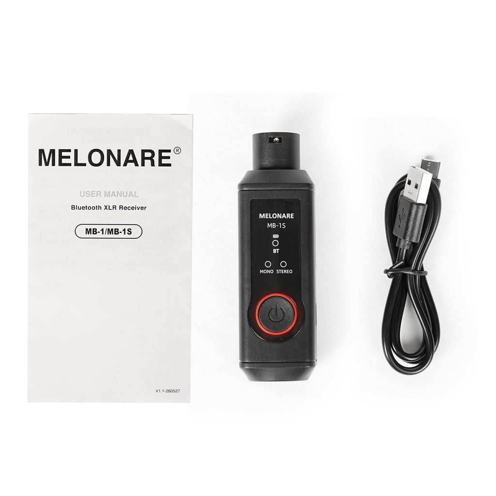 MB-1S | 15H BT 5.3 Wireless XLR Bluetooth Receiver