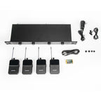 SD-1D| Stereo/Mono Wireless In-Ear Monitor System w/ 4 Receivers