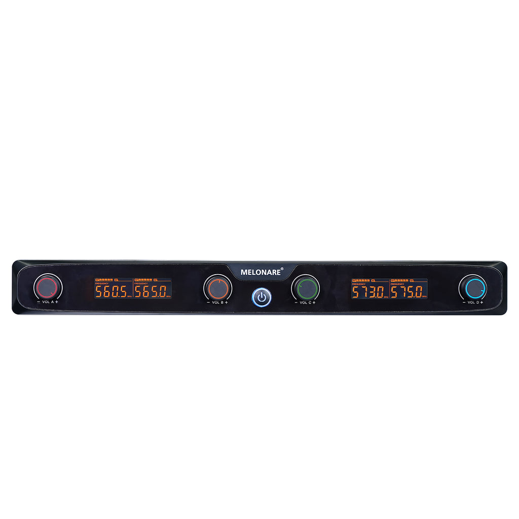 MWM-41F | 4-Channel UHF Digital Wireless Microphone System (Full-Rack)