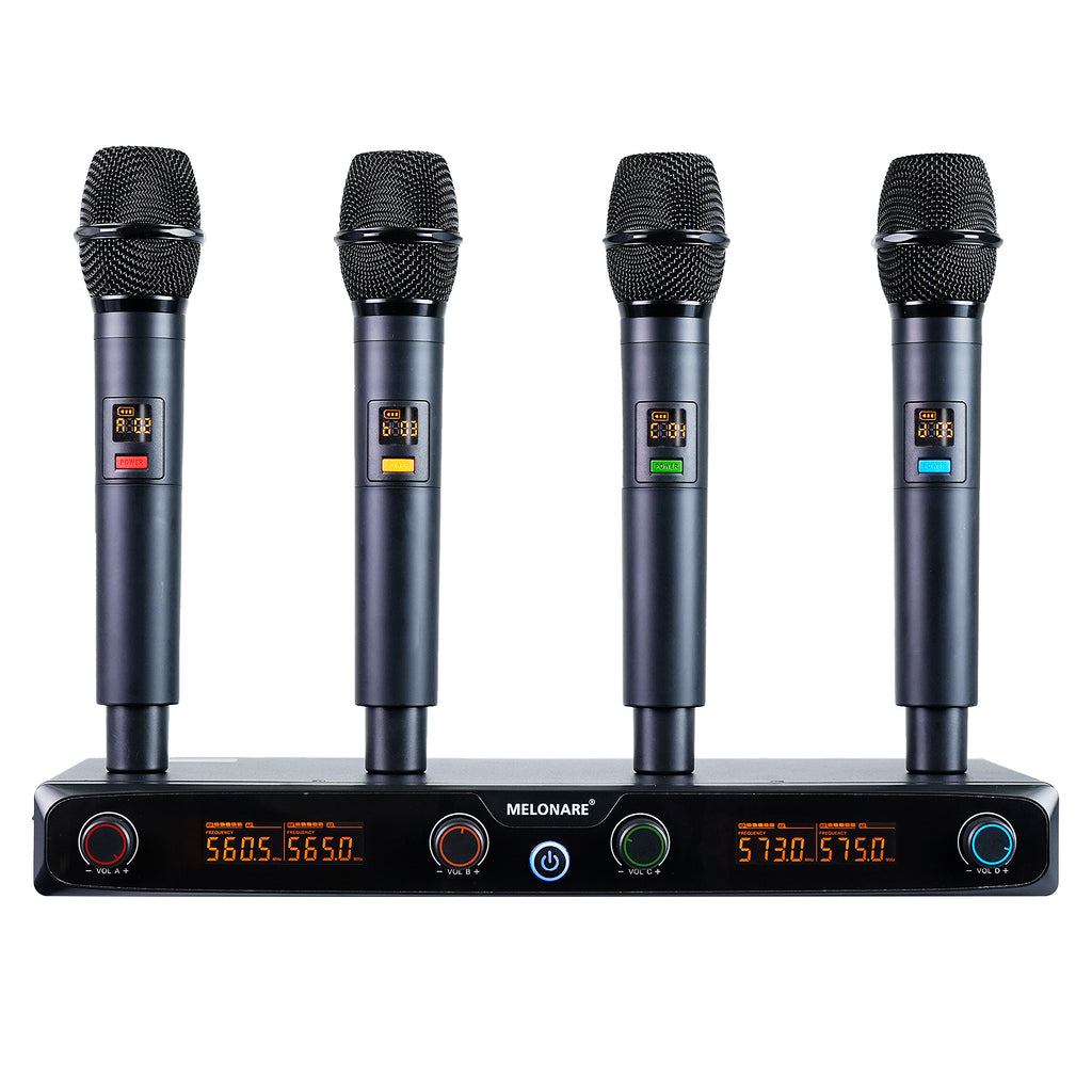 MWM-41F | 4-Channel UHF Digital Wireless Microphone System (Full-Rack)
