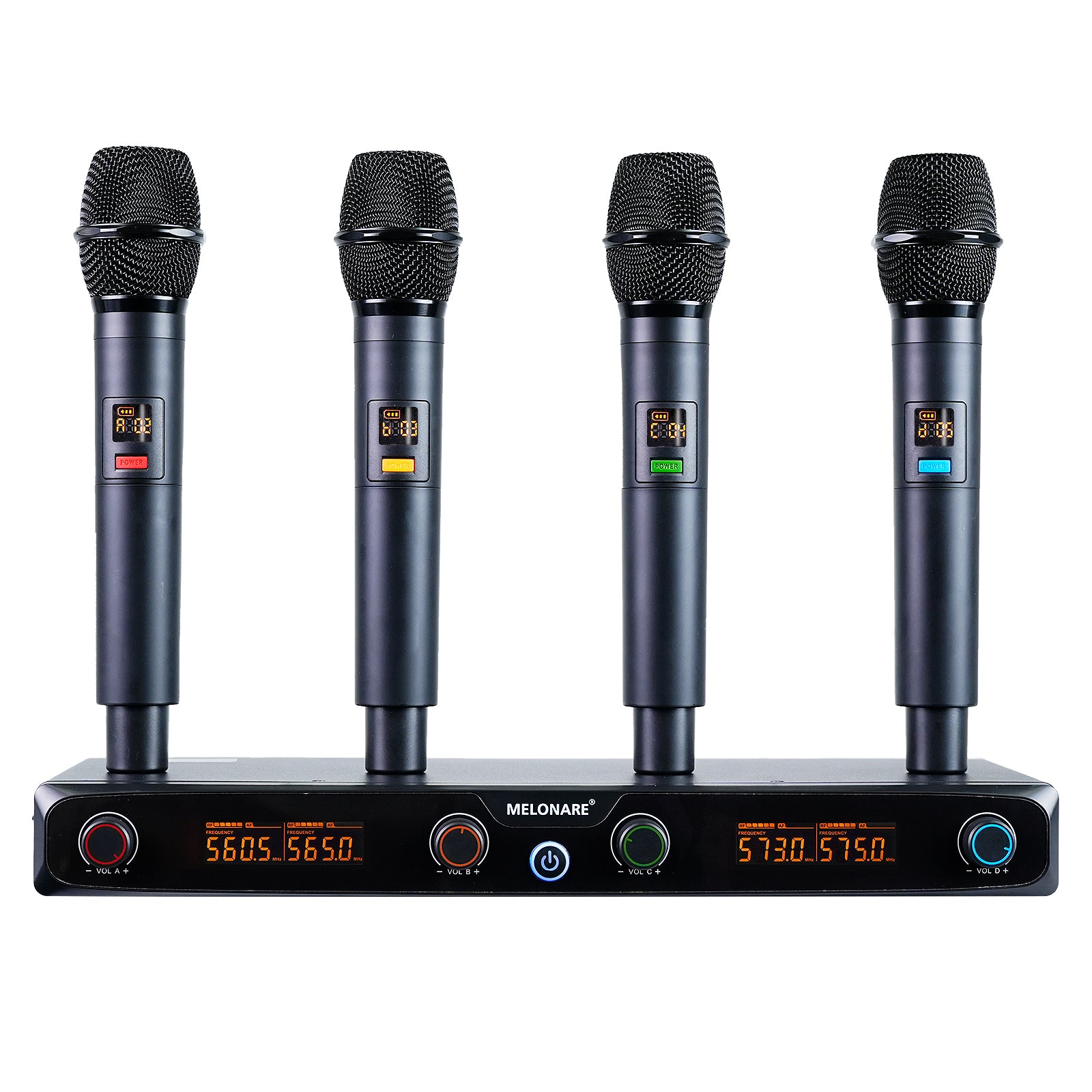 MWM-41F | 4-Channel UHF Digital Wireless Microphone System (Full-Rack)