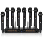 MWM-81F | 8-Channel UHF Digital Wireless Microphone System