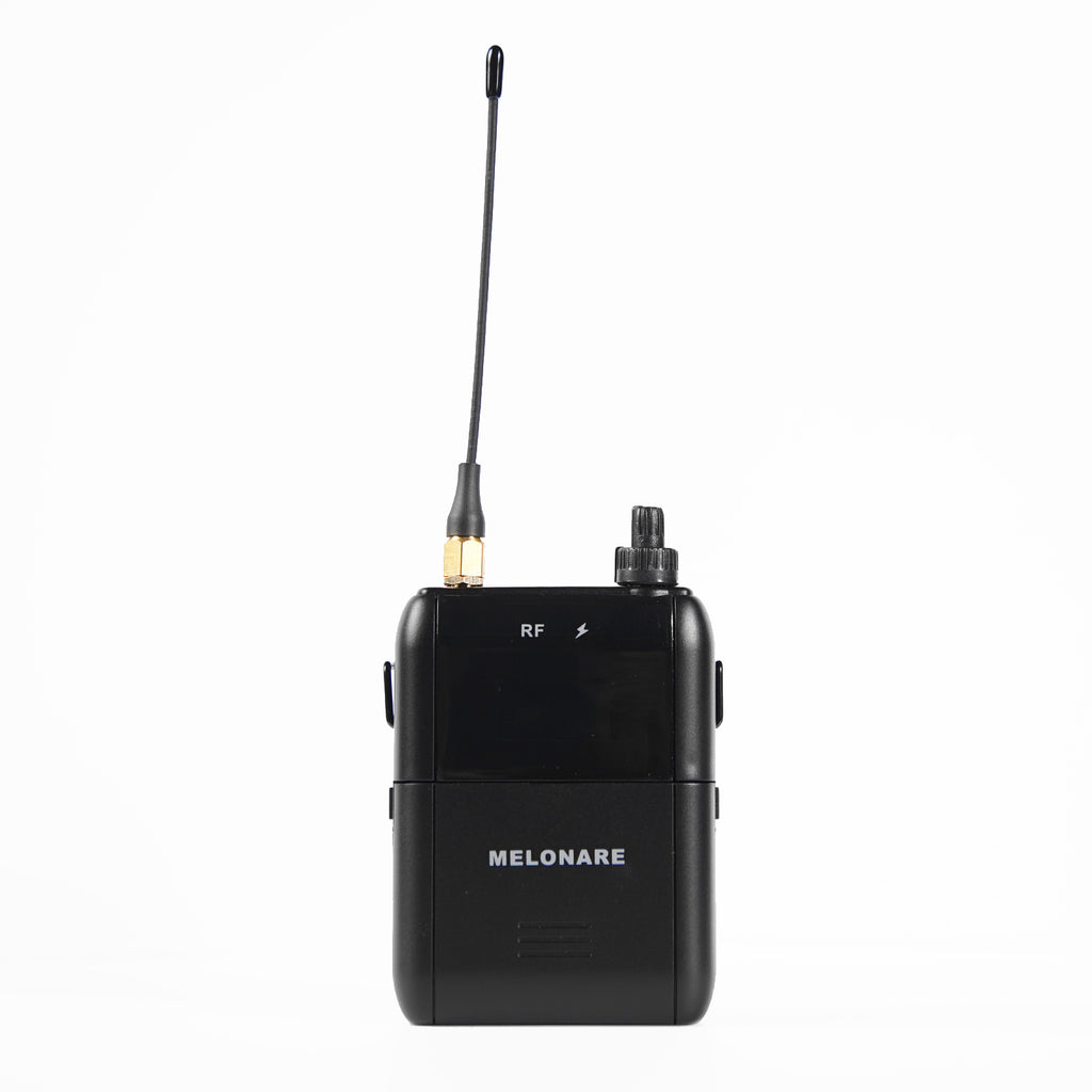S2-R Wireless In-Ear Monitor Bodypack Receiver Front View - Melonare