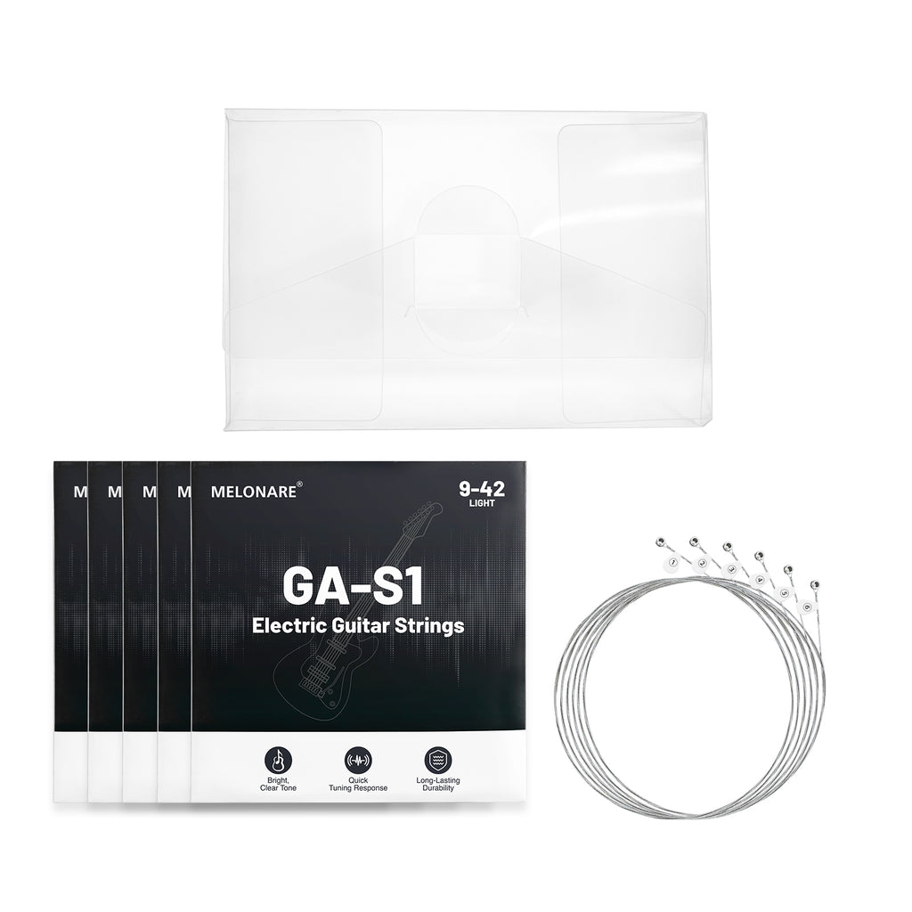GA-S1-5 | Electric Guitar Strings, 9-42 Light Gauge (5 Pack)