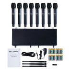 MWM-81F | 8-Channel UHF Digital Wireless Microphone System
